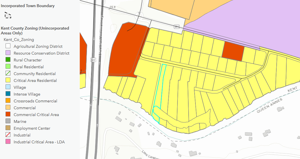 park parcel zoning map