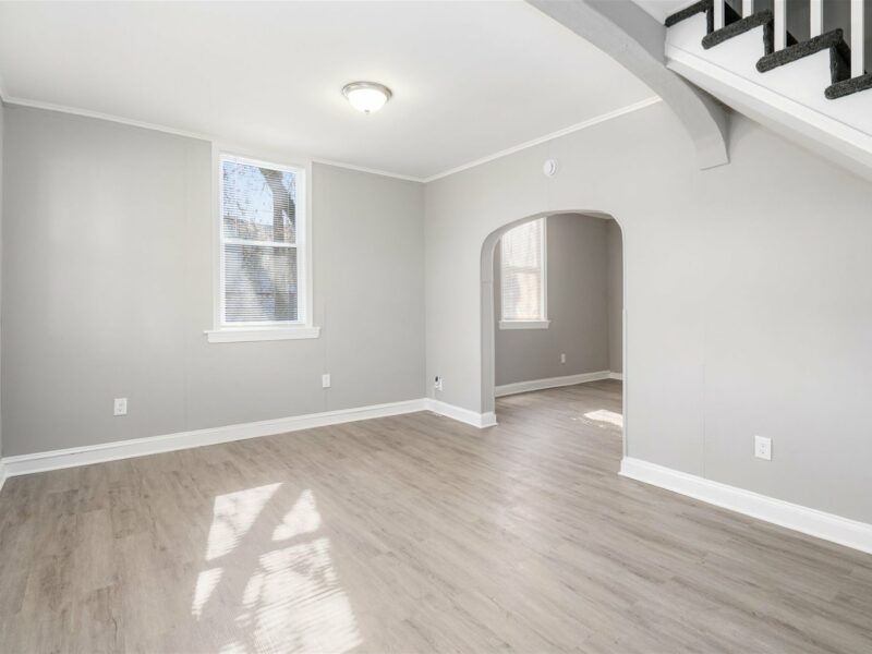 Living room at 5248 Cordelia Avenue featuring luxury vinyl plank flooring, neutral paint, and open layout.
