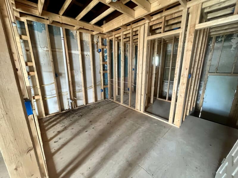 Framed room with defined doorway and window at 539-549 45th Street, Baltimore County