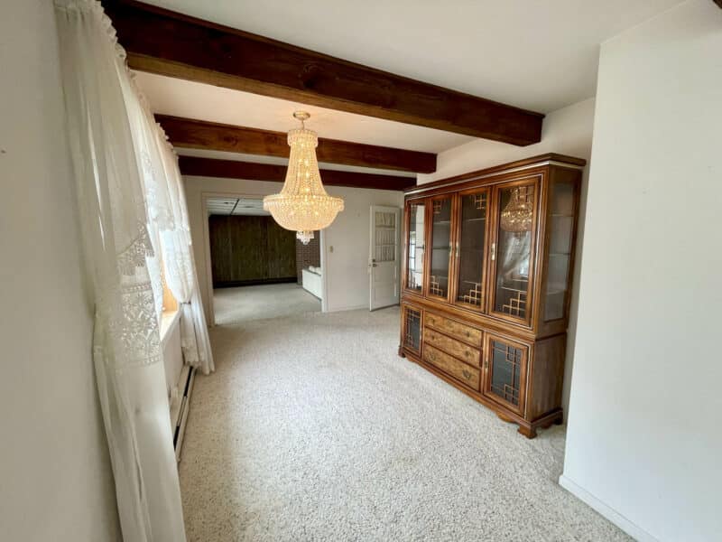 Dining room in Dundalk Farms home.
