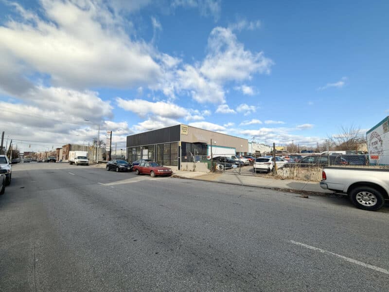 Wide street view of E. Madison Street near 3205 E. Madison Street in Baltimore City