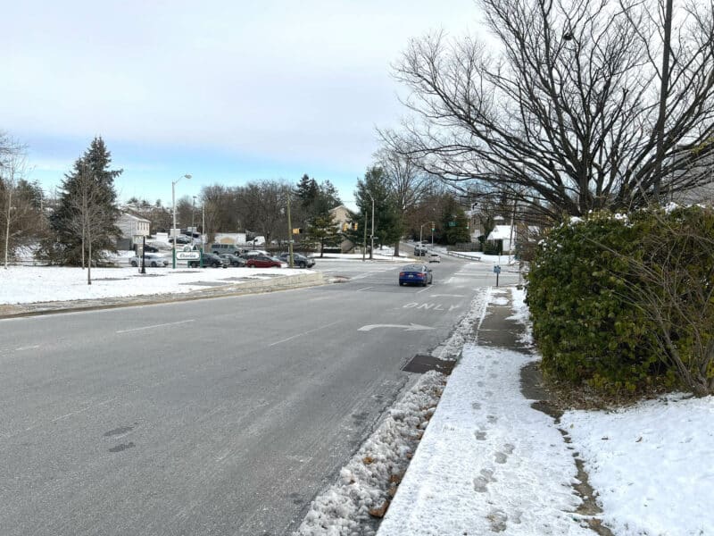 View of E. Northern Parkway corridor near Overlea and Rosemont East neighborhoods.